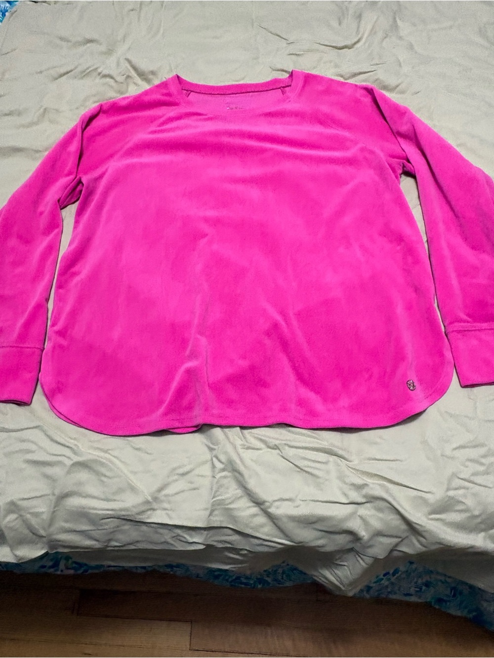 Lilly Pulitzer Bright Pink Long-Sleeve Top